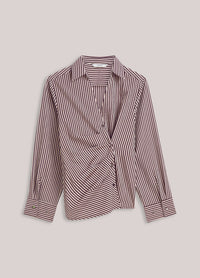 Summum Blouse Two tone stripe small