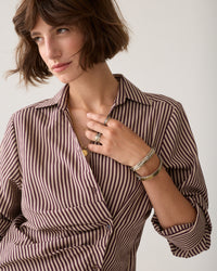 Summum Blouse Two tone stripe small