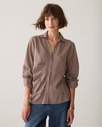 Summum Blouse Two tone stripe small
