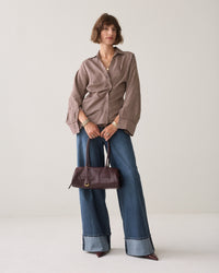 Summum Blouse Two tone stripe small