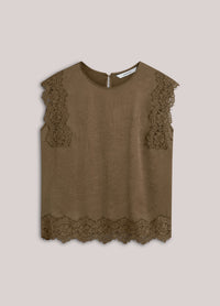 Top sleeveless Silky Casual