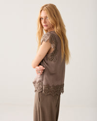 Top sleeveless Silky Casual