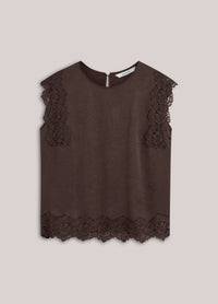 Top sleeveless Silky Casual