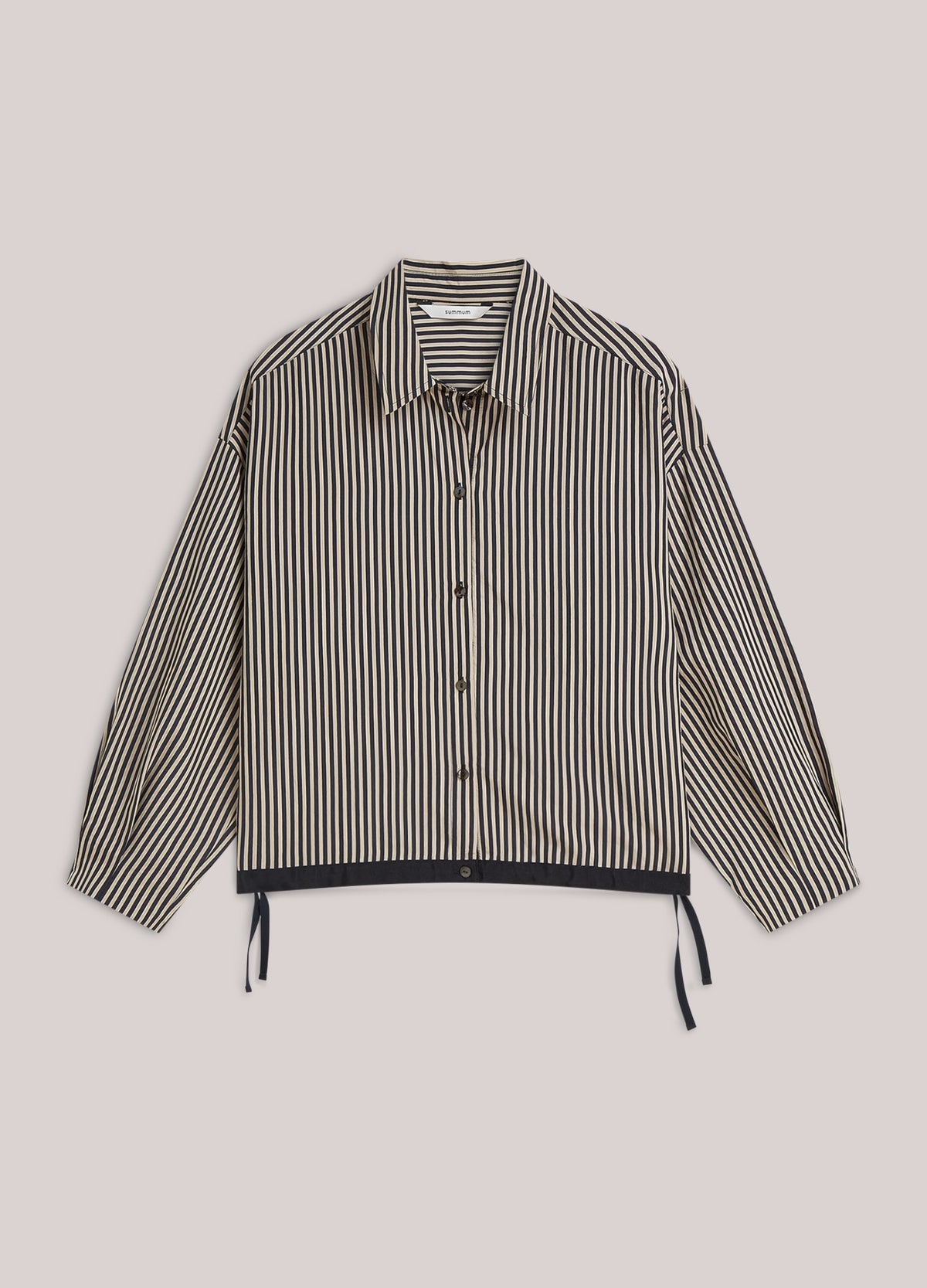 Blouse Boxy Two Tone Stripe Small
