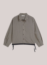 Blouse Boxy Two Tone Stripe Small