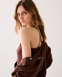 Crossband top Organic cotton elastane basics