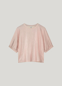 Top in Metallic Jersey