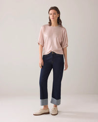 Top in Metallic Jersey