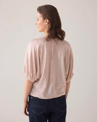 Top in Metallic Jersey