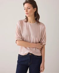 Top in Metallic Jersey