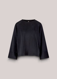 Soft Scuba Pinstripe Top