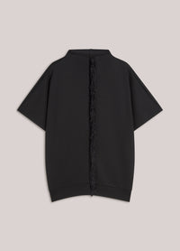 Black Fringe Detail Top