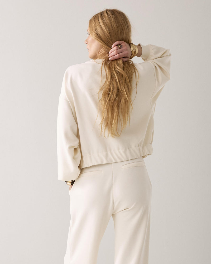 Sweatshirt in Soft Scuba Fabric