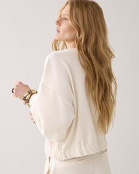 Sweatshirt in Soft Scuba Fabric