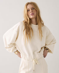 Sweatshirt in Soft Scuba Fabric