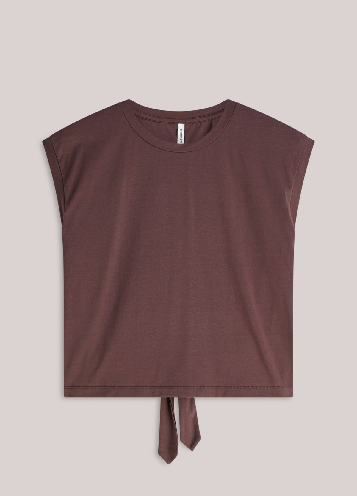 Cropped T-shirt with Bow