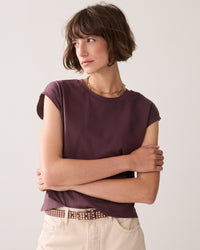 Cropped T-shirt with Bow