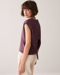 Cropped T-shirt with Bow