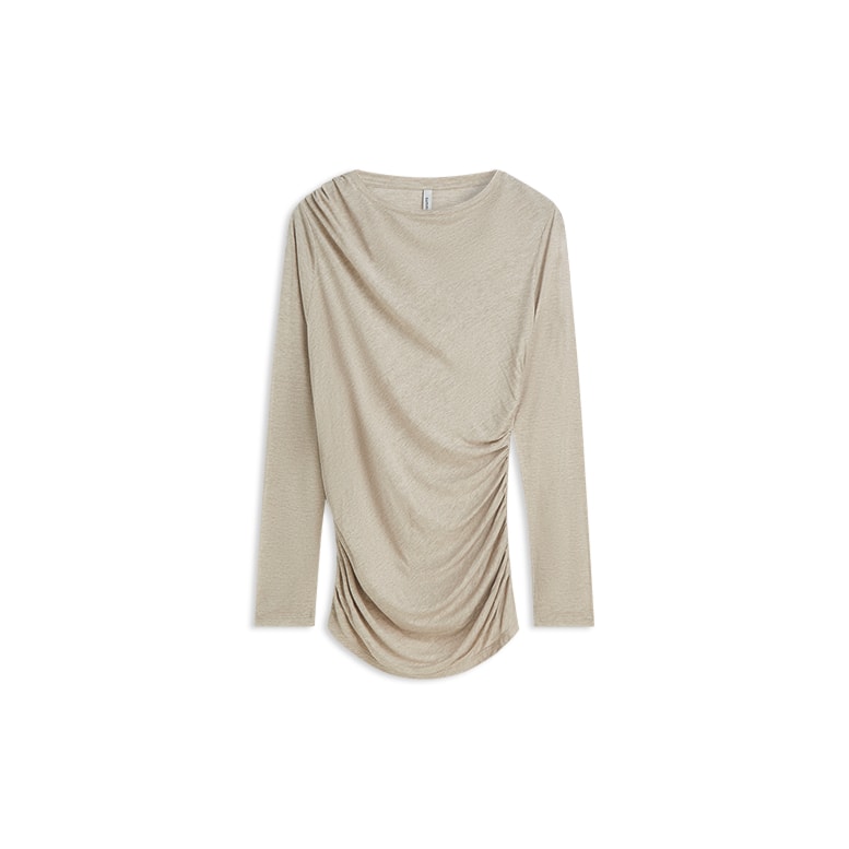 Summum Gathered Viscose Top