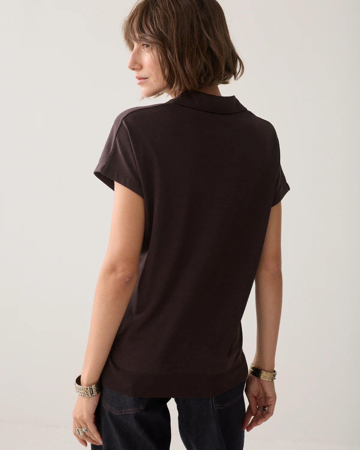 Cap Sleeve Top Refined lyocell
