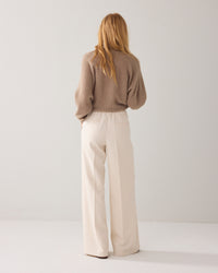 Foam Wide-leg Trousers