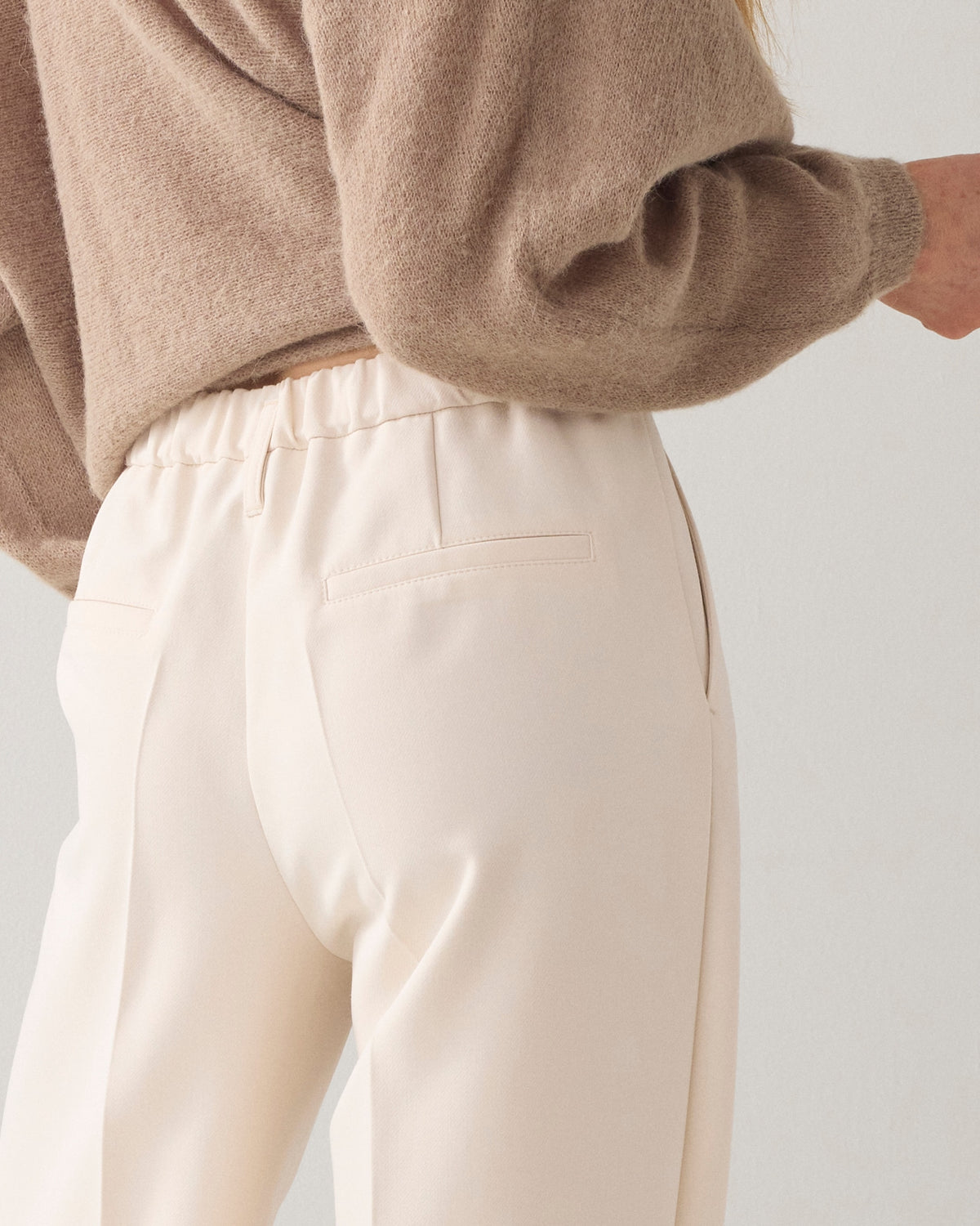 Foam Wide-leg Trousers
