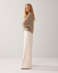 Foam Wide-leg Trousers