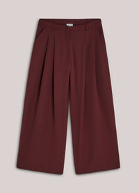 Wide-Leg Tailored Trousers