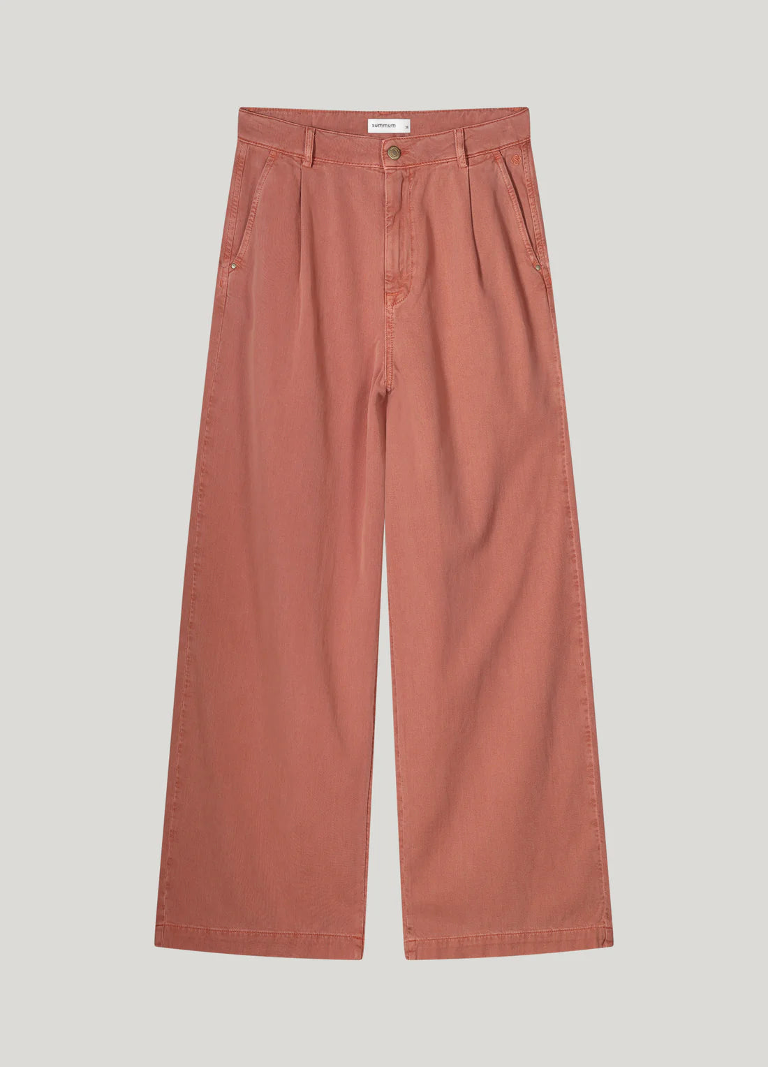 Wide-leg Trousers in Lyocell Blend