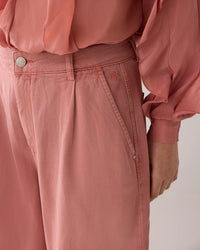 Wide-leg Trousers in Lyocell Blend