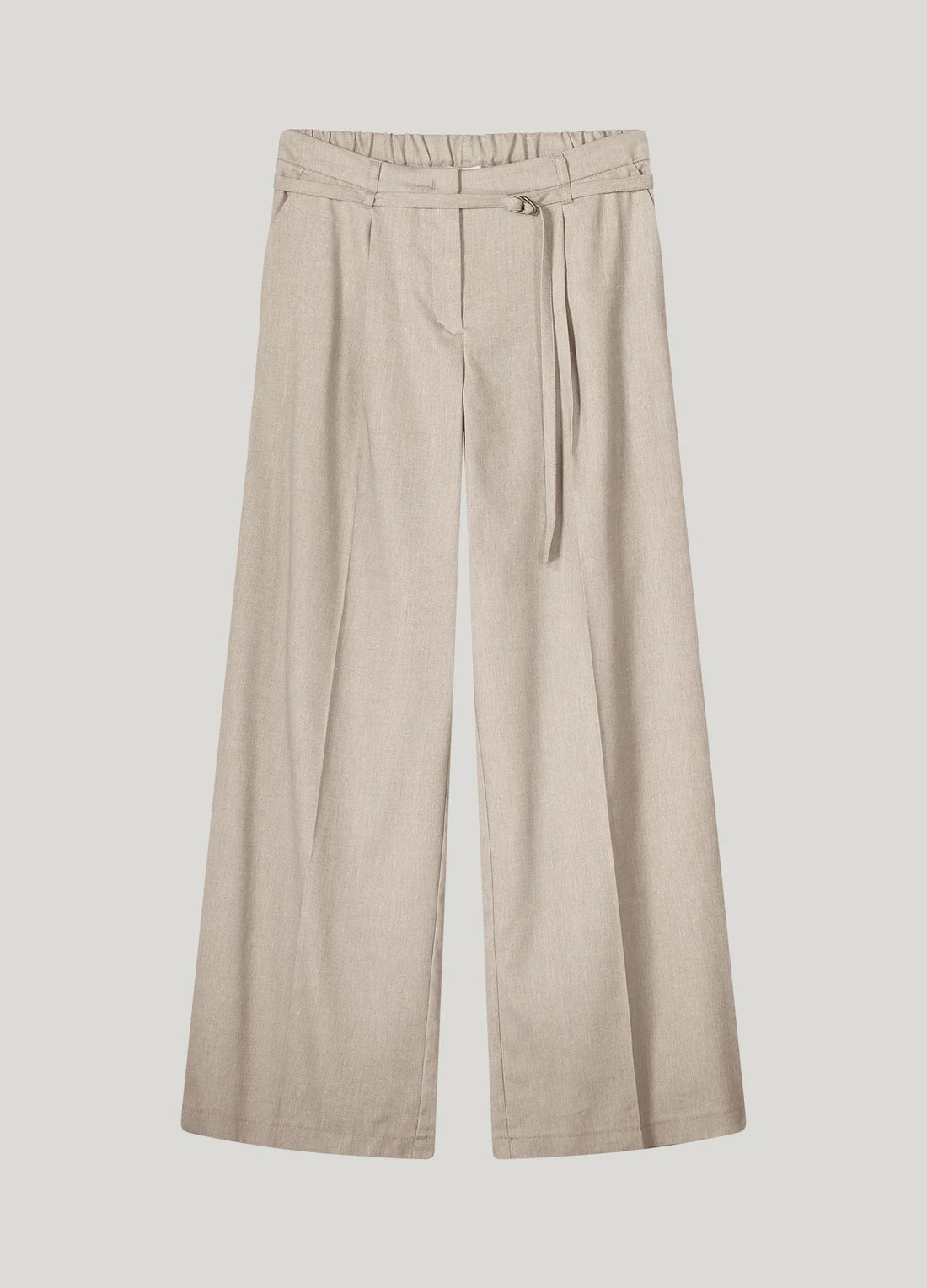 Wide-leg Linen Trousers