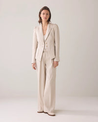 Wide-leg Linen Trousers