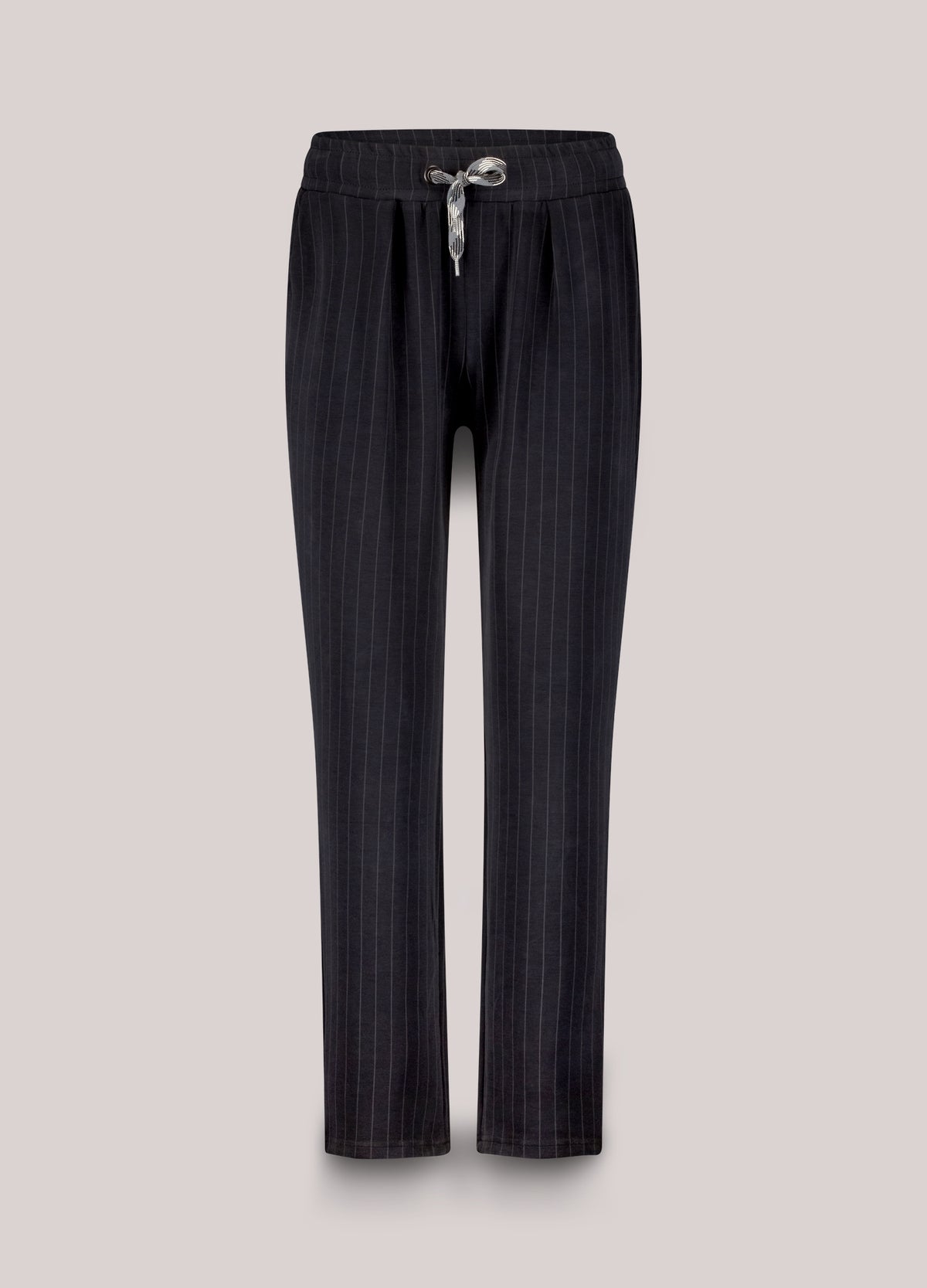 Sporty Trousers with Pinstripe