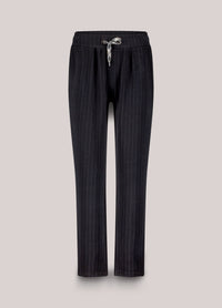 Sporty Trousers with Pinstripe
