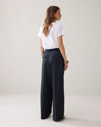 Wide Pinstripe Trousers