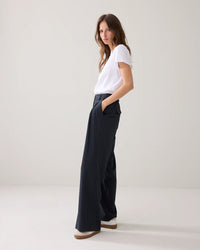 Wide Pinstripe Trousers