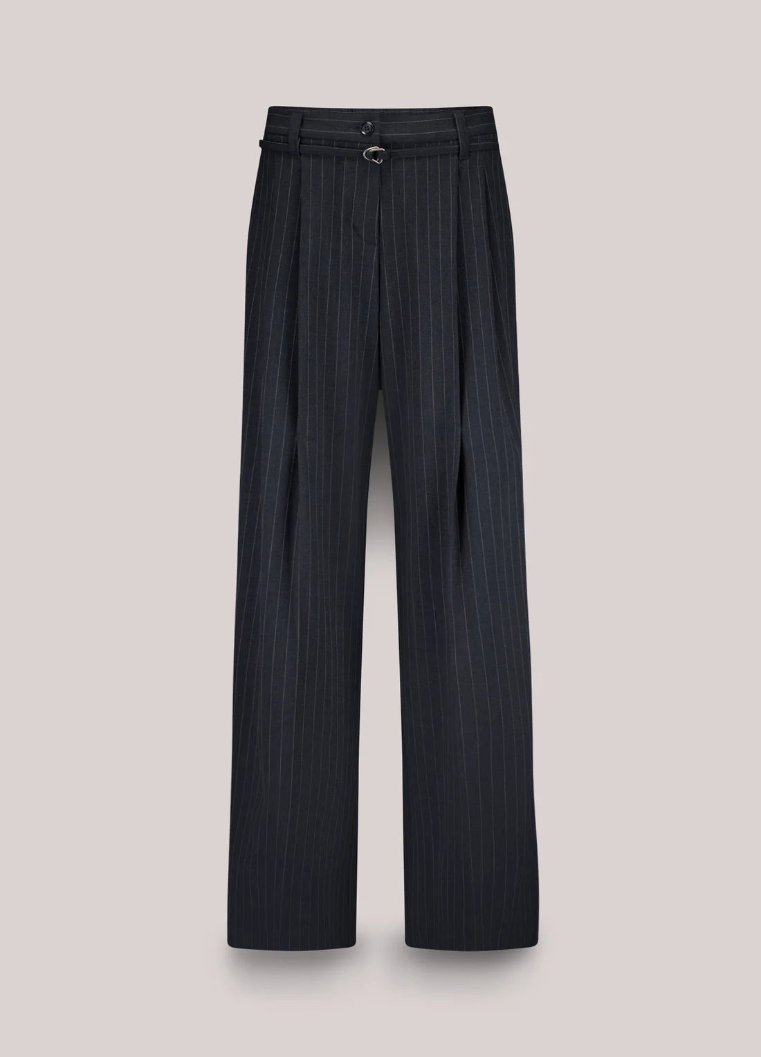 Wide Pinstripe Trousers