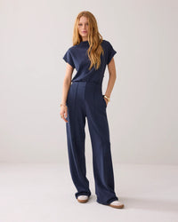Scuba Trousers with Pintuck