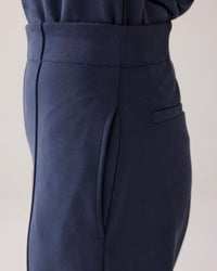 Scuba Trousers with Pintuck