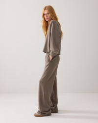 Scuba Trousers with Pintuck