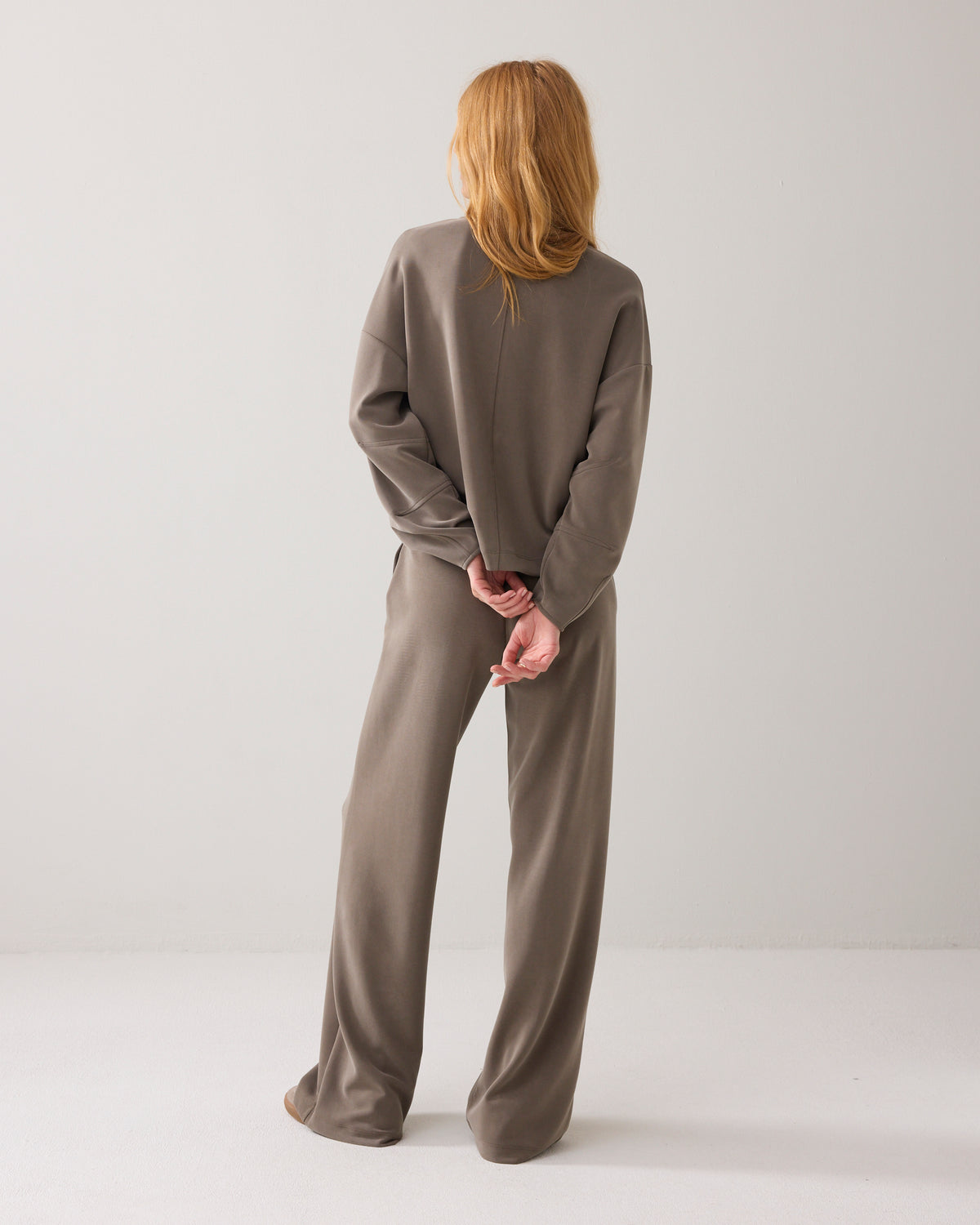 Scuba Trousers with Pintuck