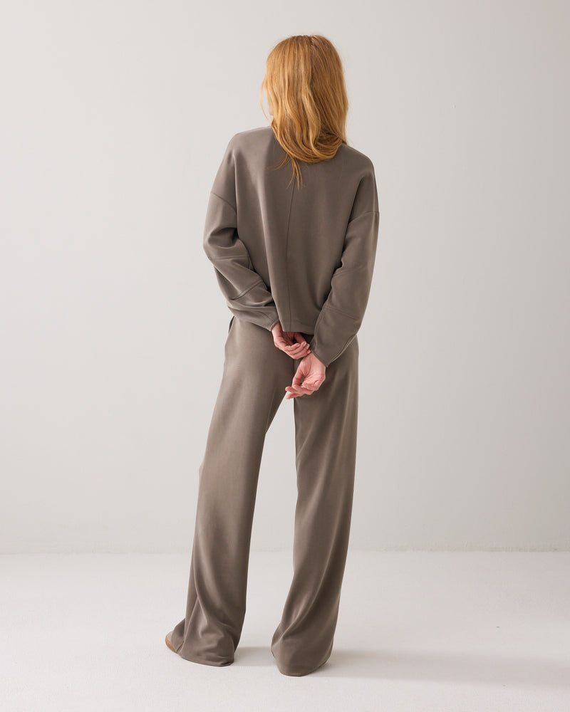 Scuba Trousers with Pintuck