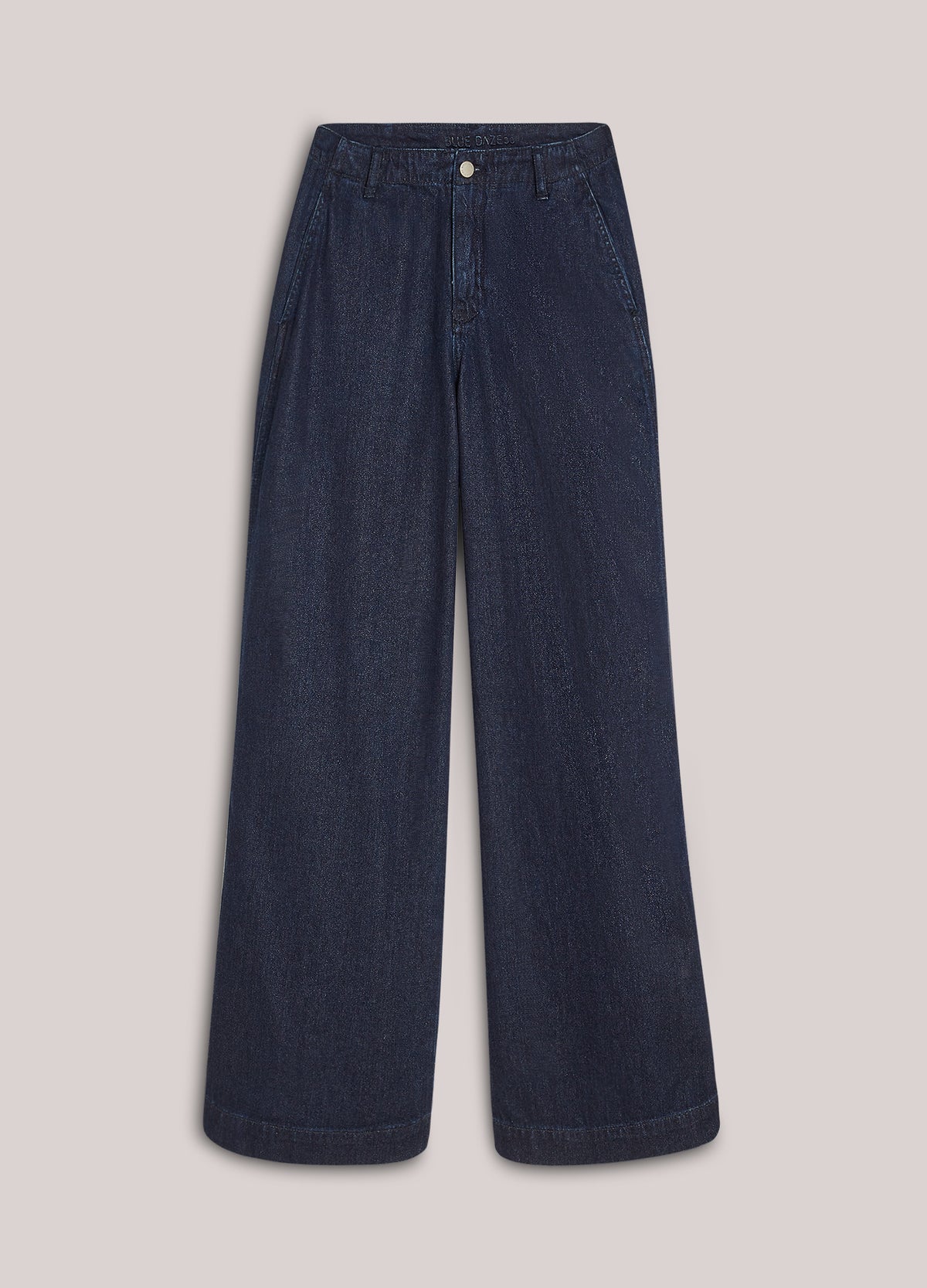 Lurex Wide Leg Jeans