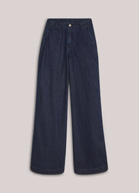 Lurex Wide Leg Jeans