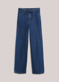 Denim Drawstring Jeans