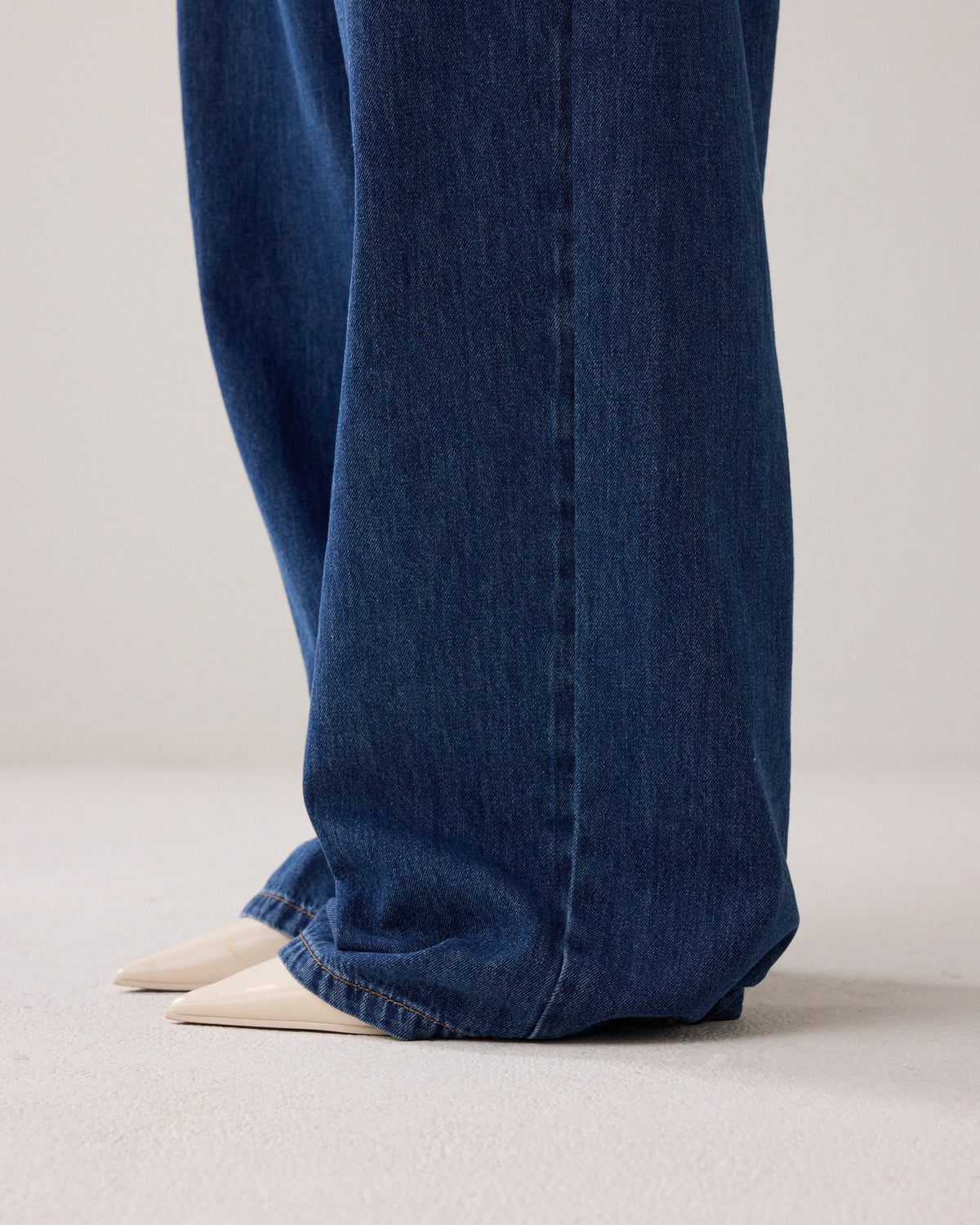 Denim Drawstring Jeans