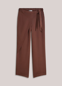 Wide-leg Trousers with Crossover