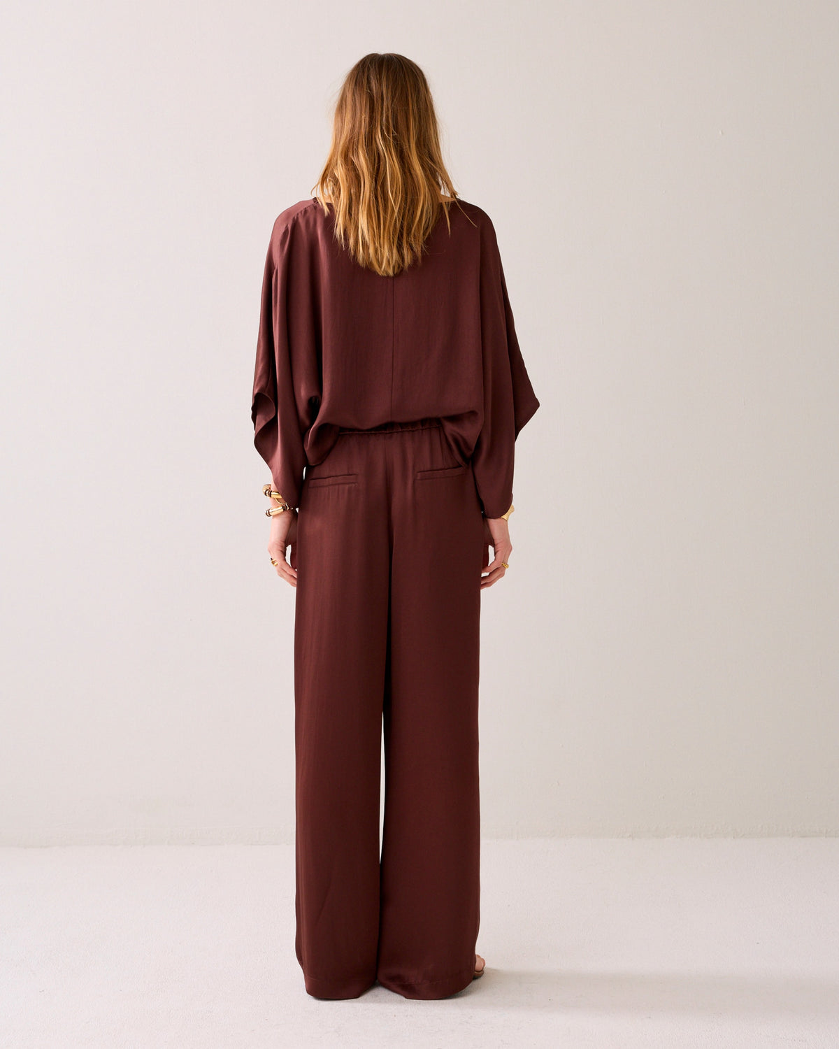 Wide-leg Trousers with Crossover