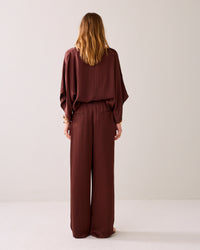 Wide-leg Trousers with Crossover
