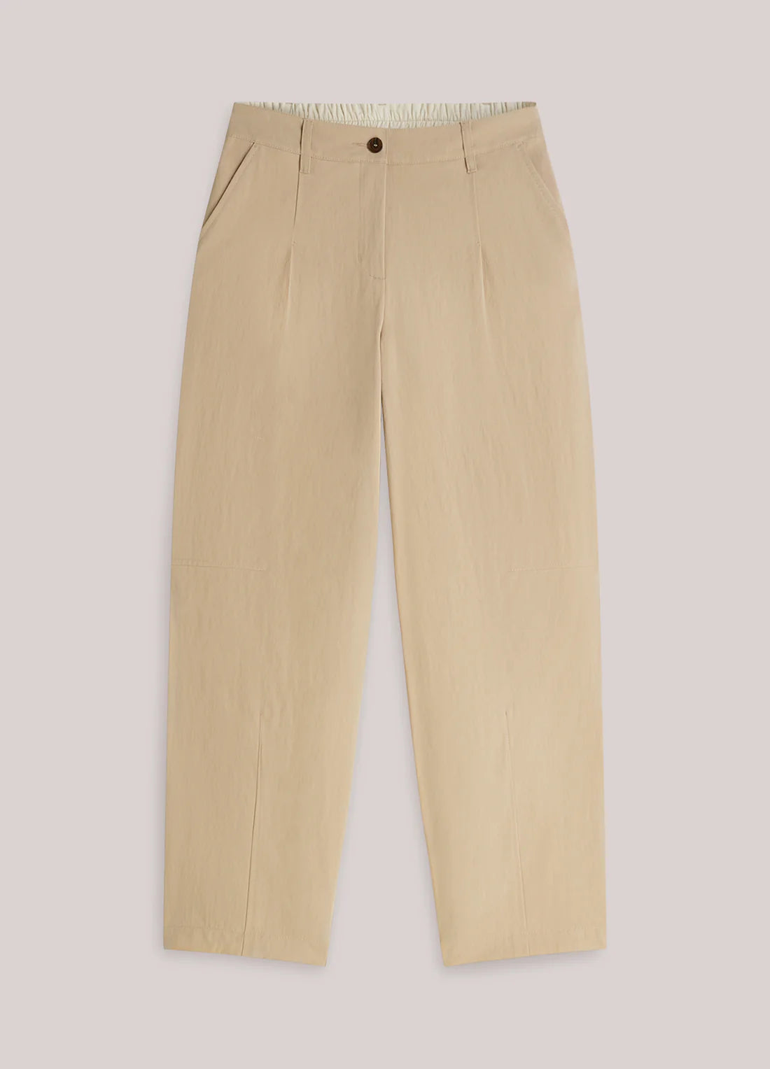 Cocoon-fit Cotton-bBend Trousers